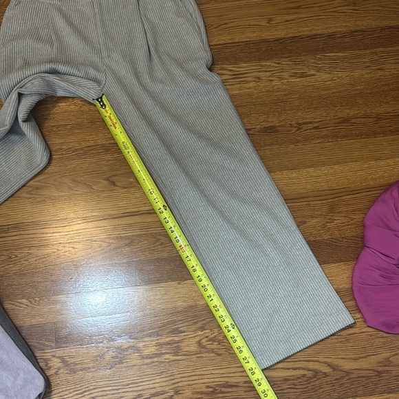 Varley Aberdeen Straight Leg Pant 29" Taupe Marl Size Medium - Picture 14 of 16